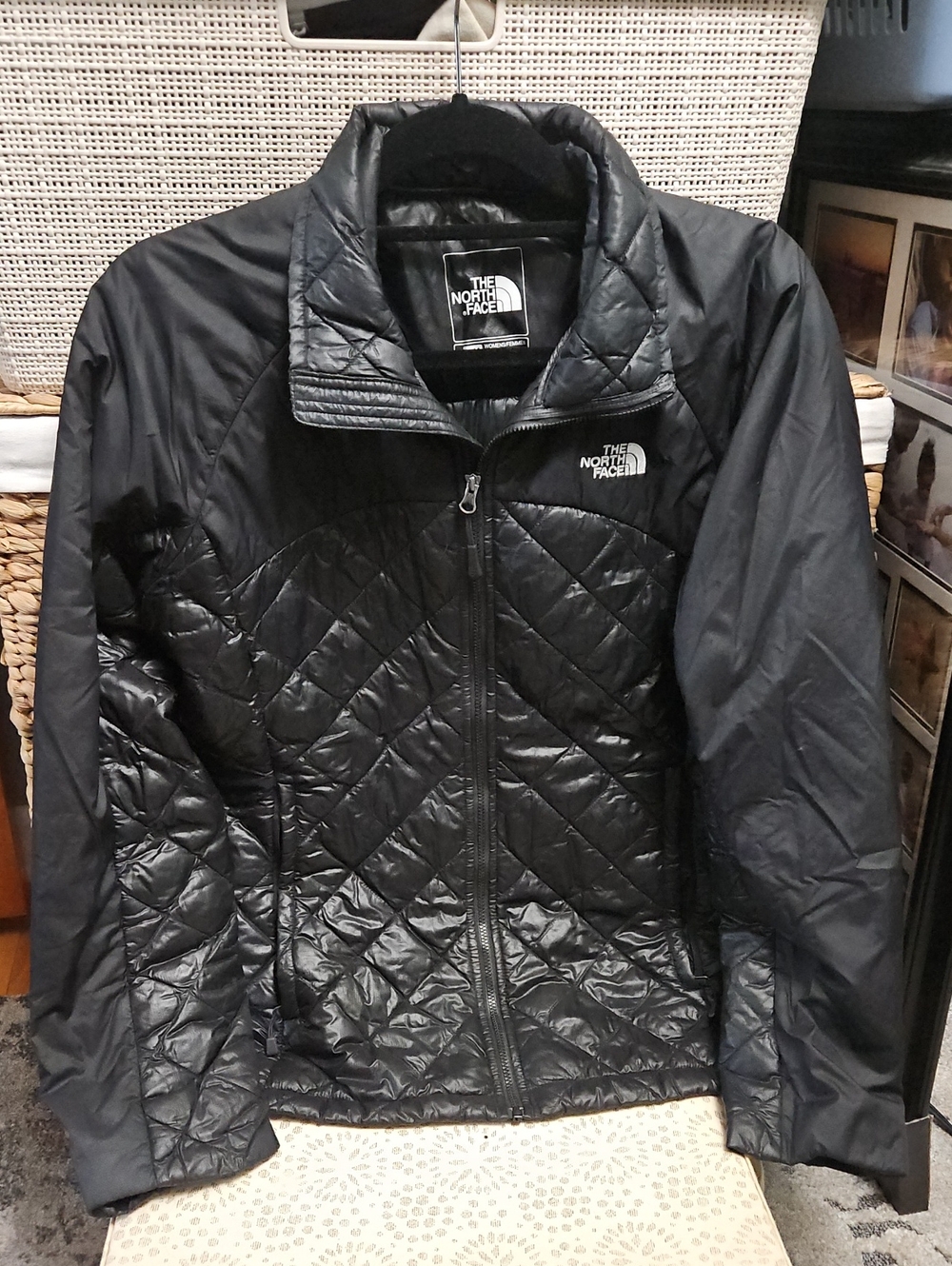 The North Face Women's Black Quilted Hybrid Puffer Jacket
